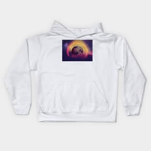 Planet from another dimension Kids Hoodie